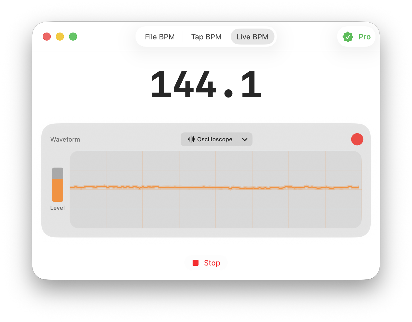 Live BPM Detection